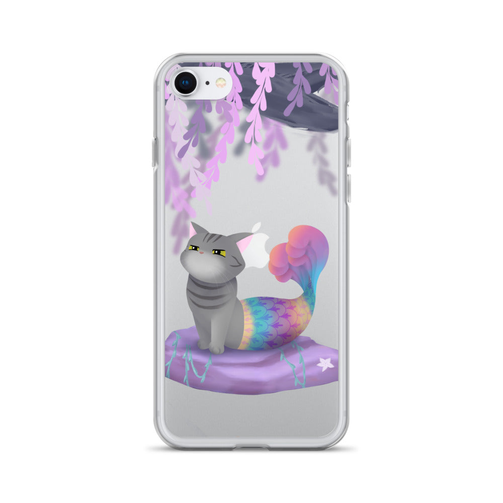 Purrmaid Dumpling iPhone Clear Case