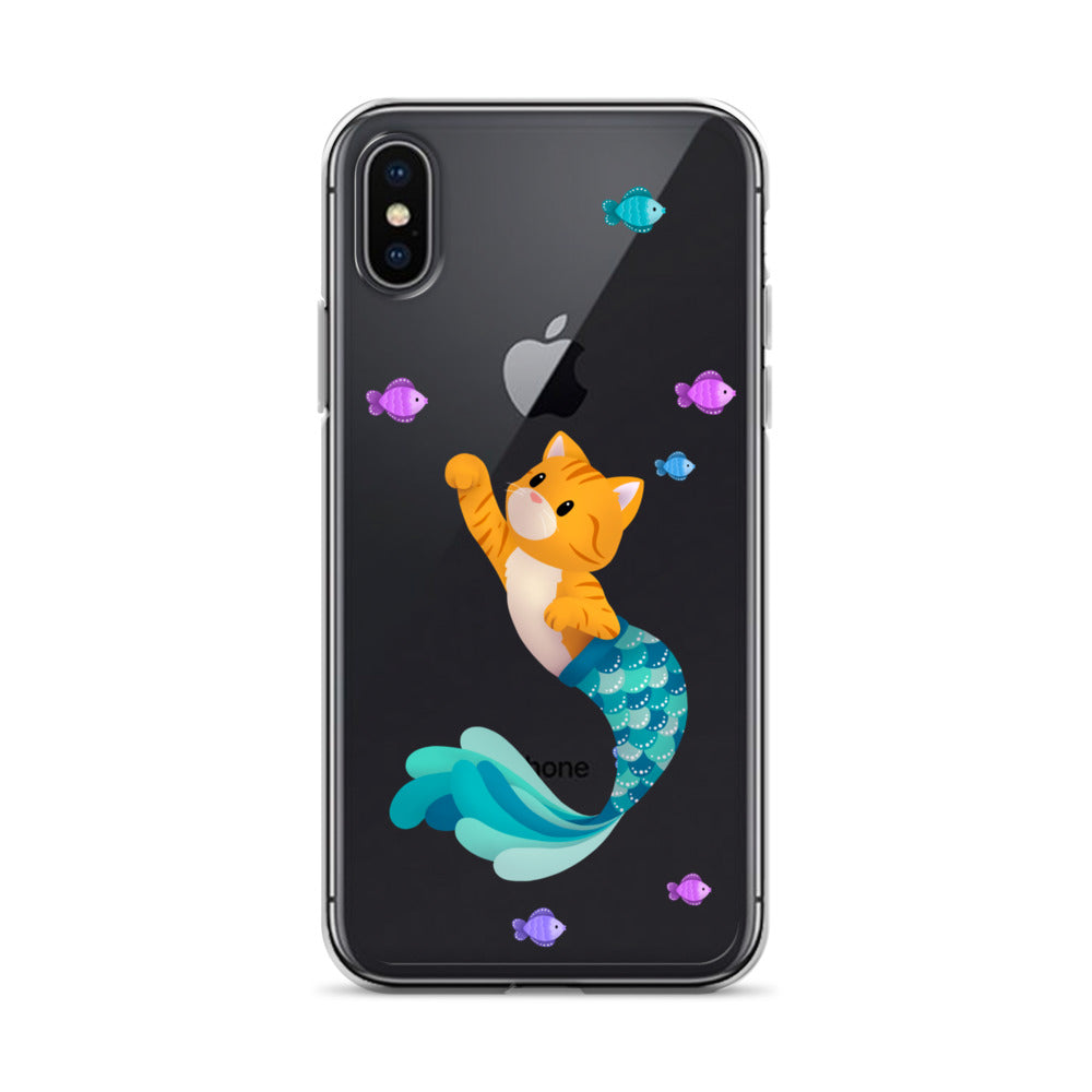 Purrman Jude iPhone Clear Case