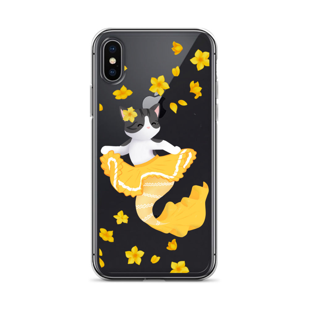 Purrmaid Scout iPhone Clear Case