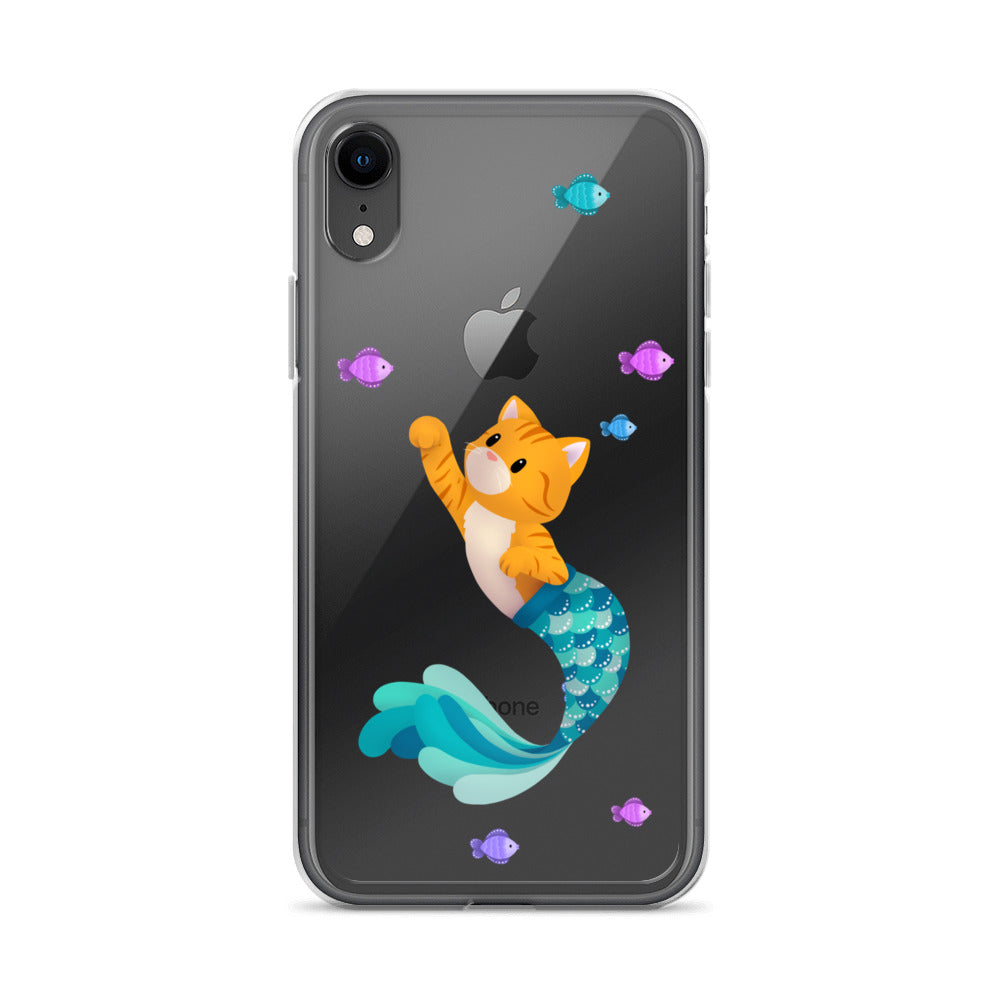 Purrman Jude iPhone Clear Case