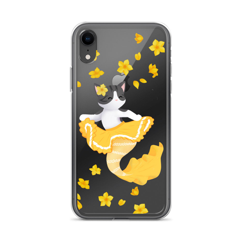 Purrmaid Scout iPhone Clear Case