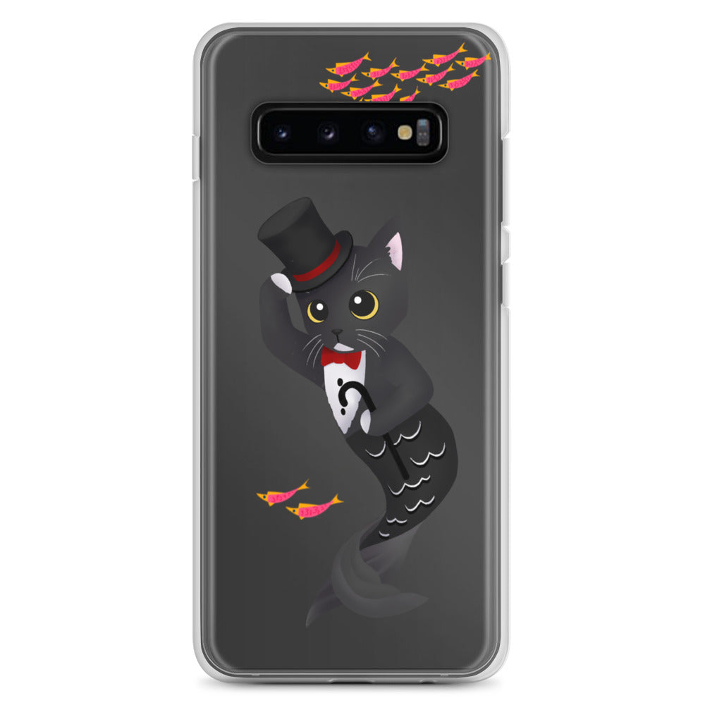 Purrman Dapper Dan Clear Samsung Phone Case