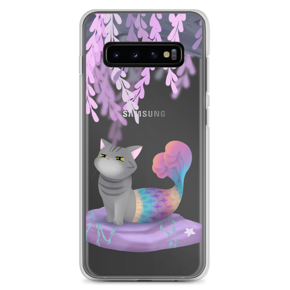 Purrmaid Dumpling Clear Samsung Phone Case