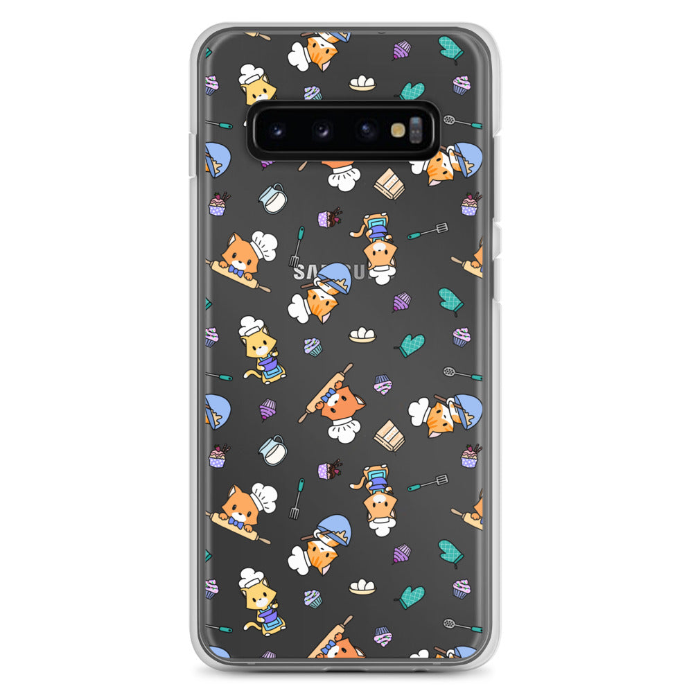 Chef Kitty Samsung Phone Clear Case