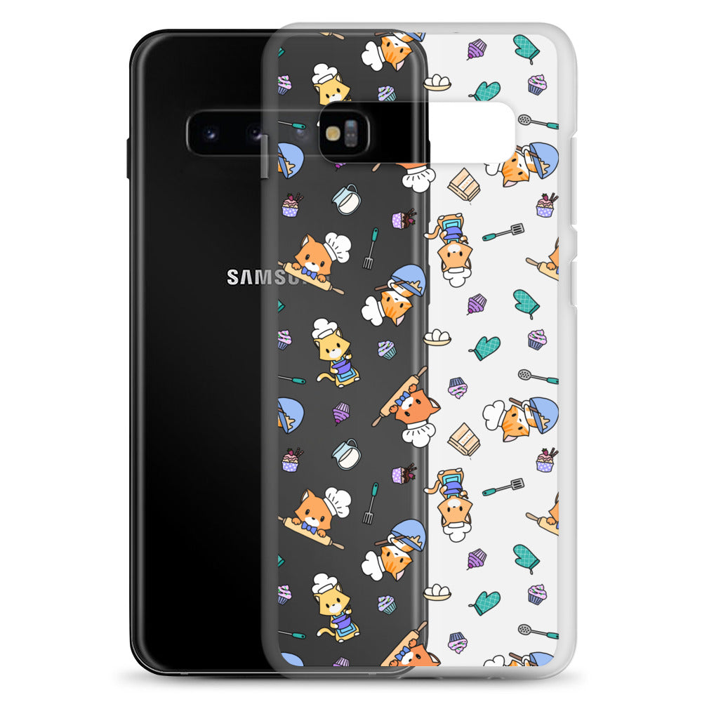 Chef Kitty Samsung Phone Clear Case