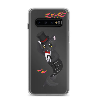 Purrman Dapper Dan Clear Samsung Phone Case