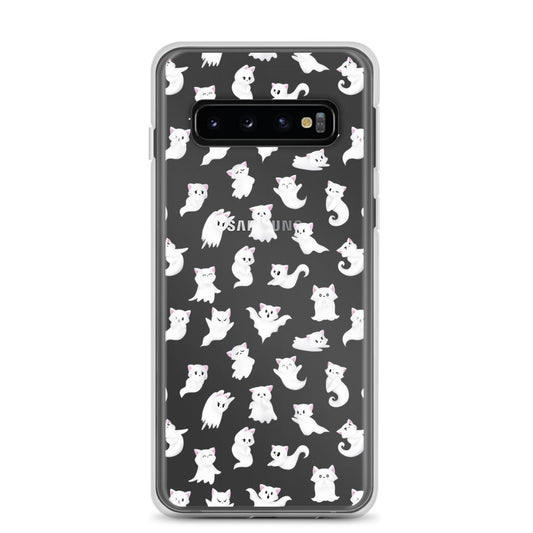Ghost Kitties Clear Samsung Phone Case