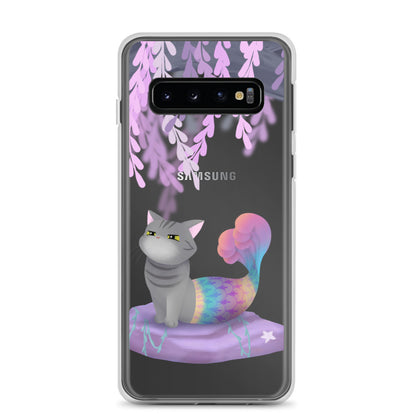 Purrmaid Dumpling Clear Samsung Phone Case