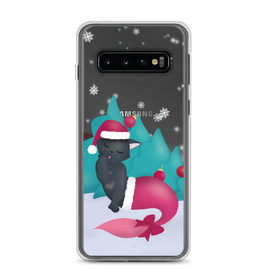 Purrmaid Java Clear Samsung Phone Case