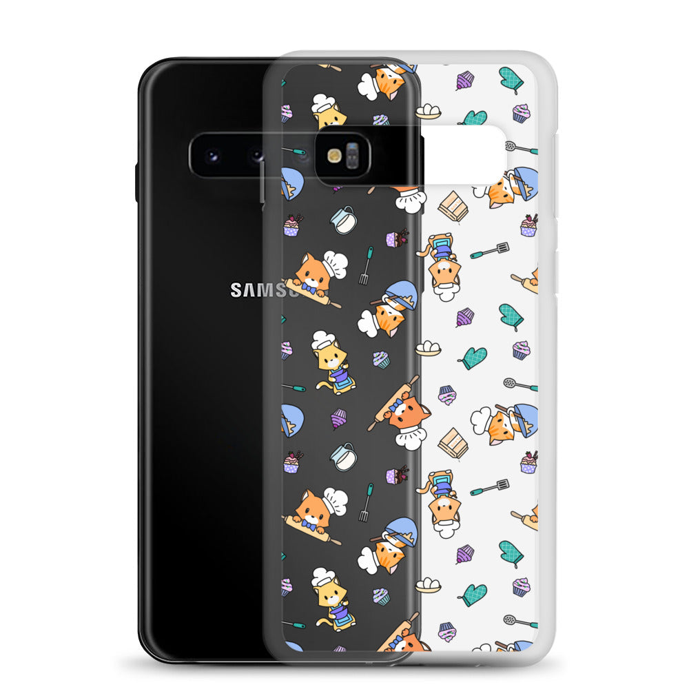 Chef Kitty Samsung Phone Clear Case