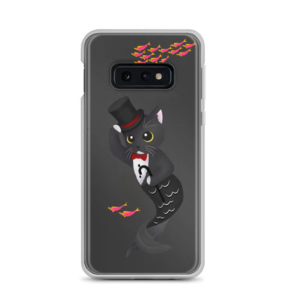 Purrman Dapper Dan Clear Samsung Phone Case