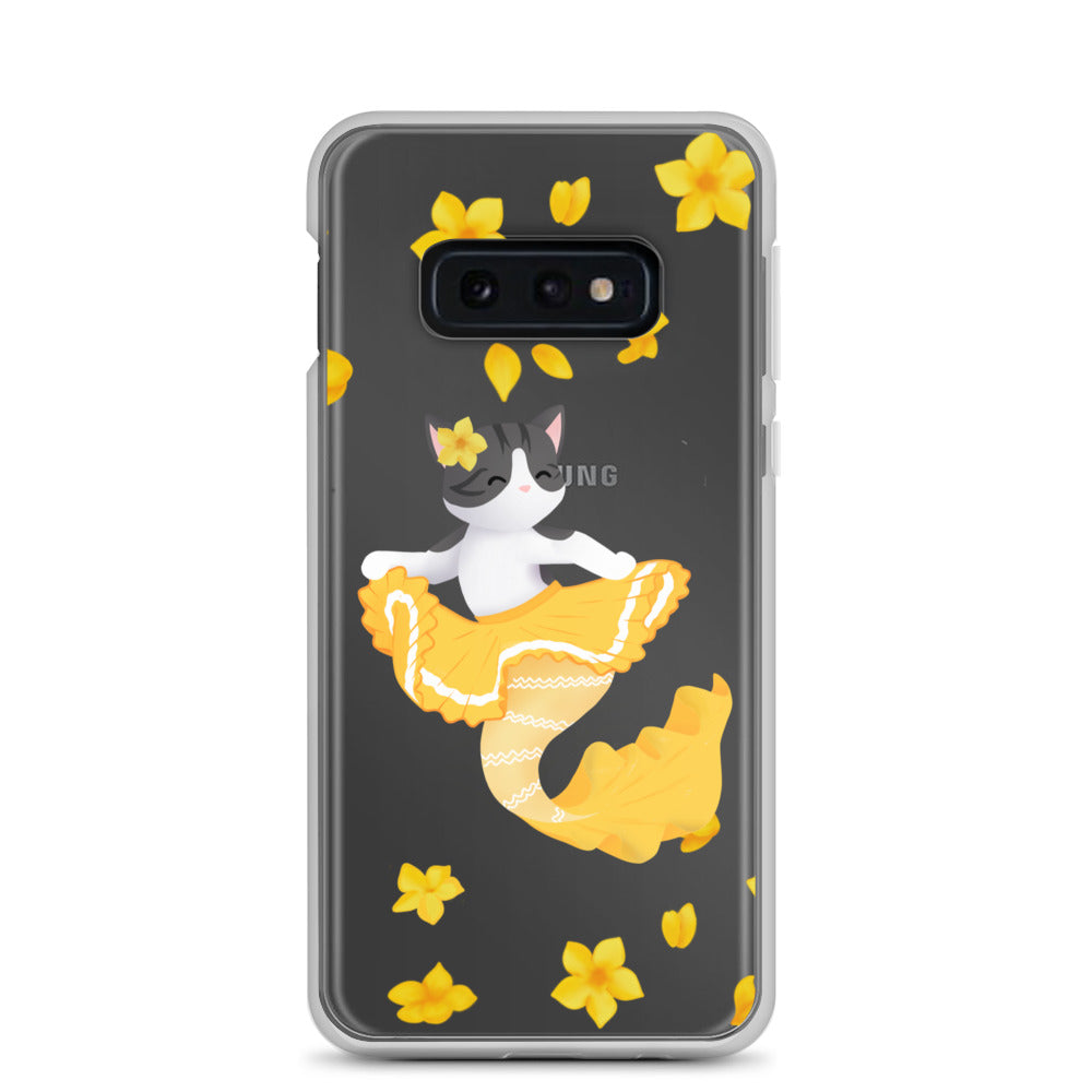 Purrmaid Scout Clear Samsung Phone Case