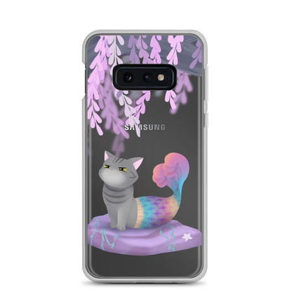 Purrmaid Dumpling Clear Samsung Phone Case