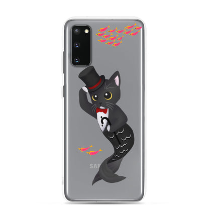 Purrman Dapper Dan Clear Samsung Phone Case