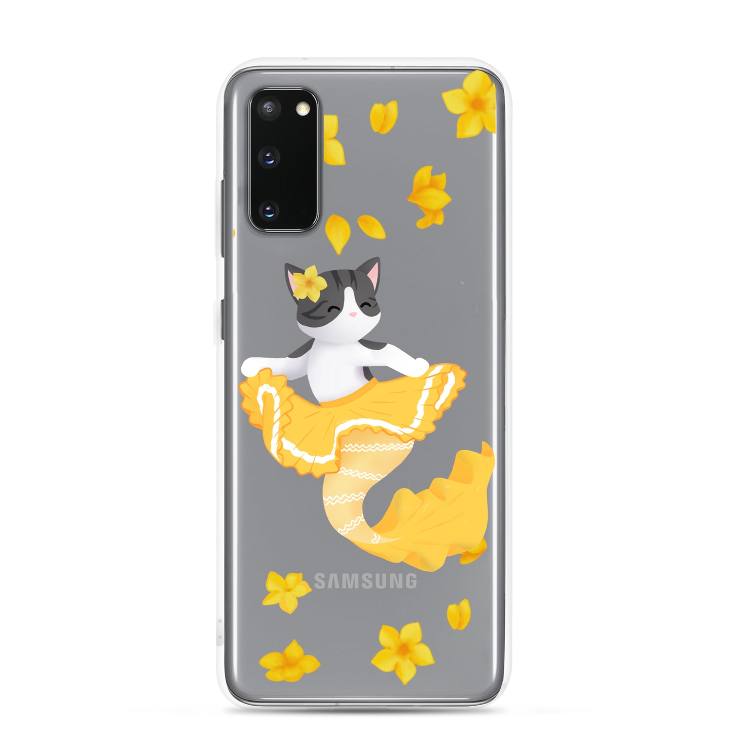 Purrmaid Scout Clear Samsung Phone Case