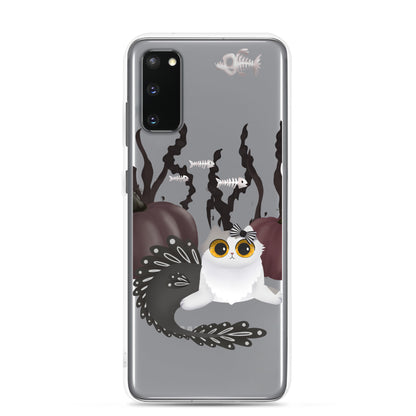 Purrmaid Boogie Clear Samsung Phone Case