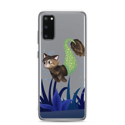 Purrmaid Merida Clear Samsung Phone Case