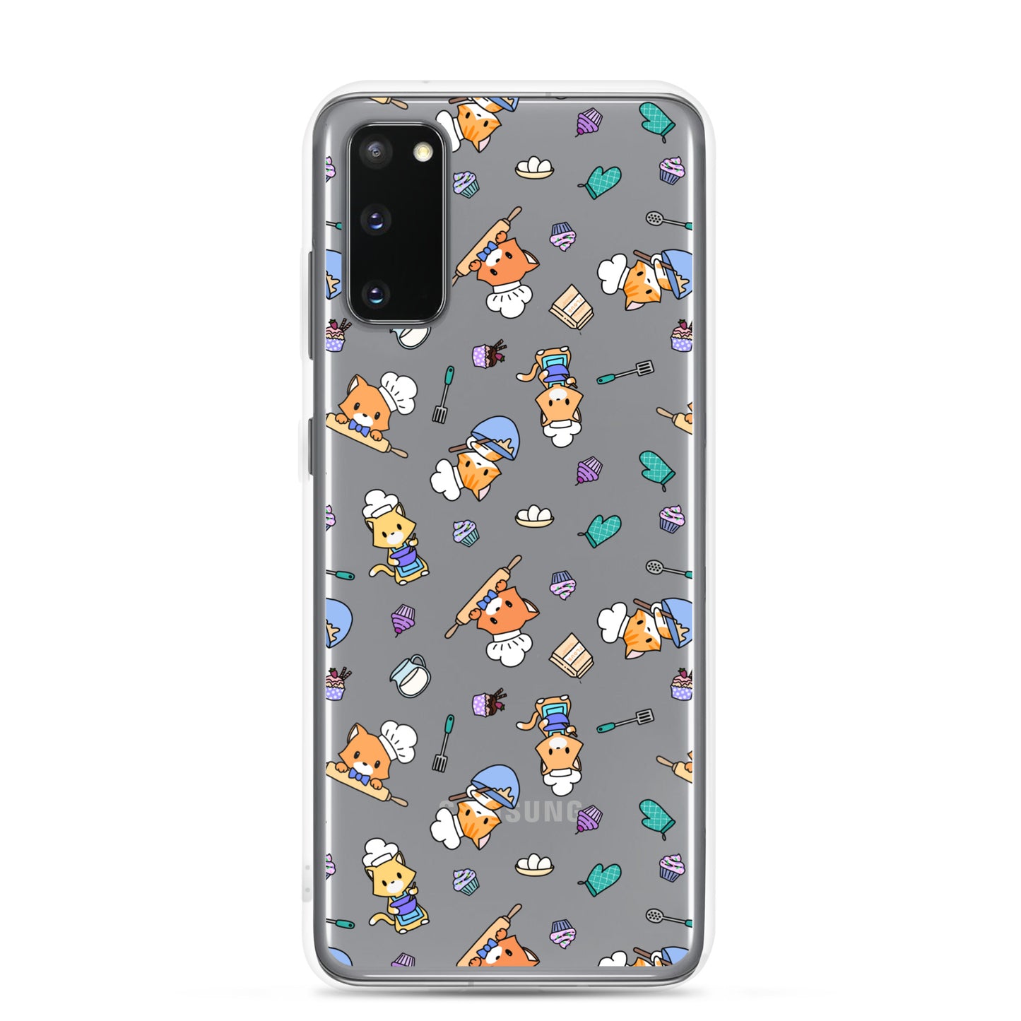 Chef Kitty Samsung Phone Clear Case