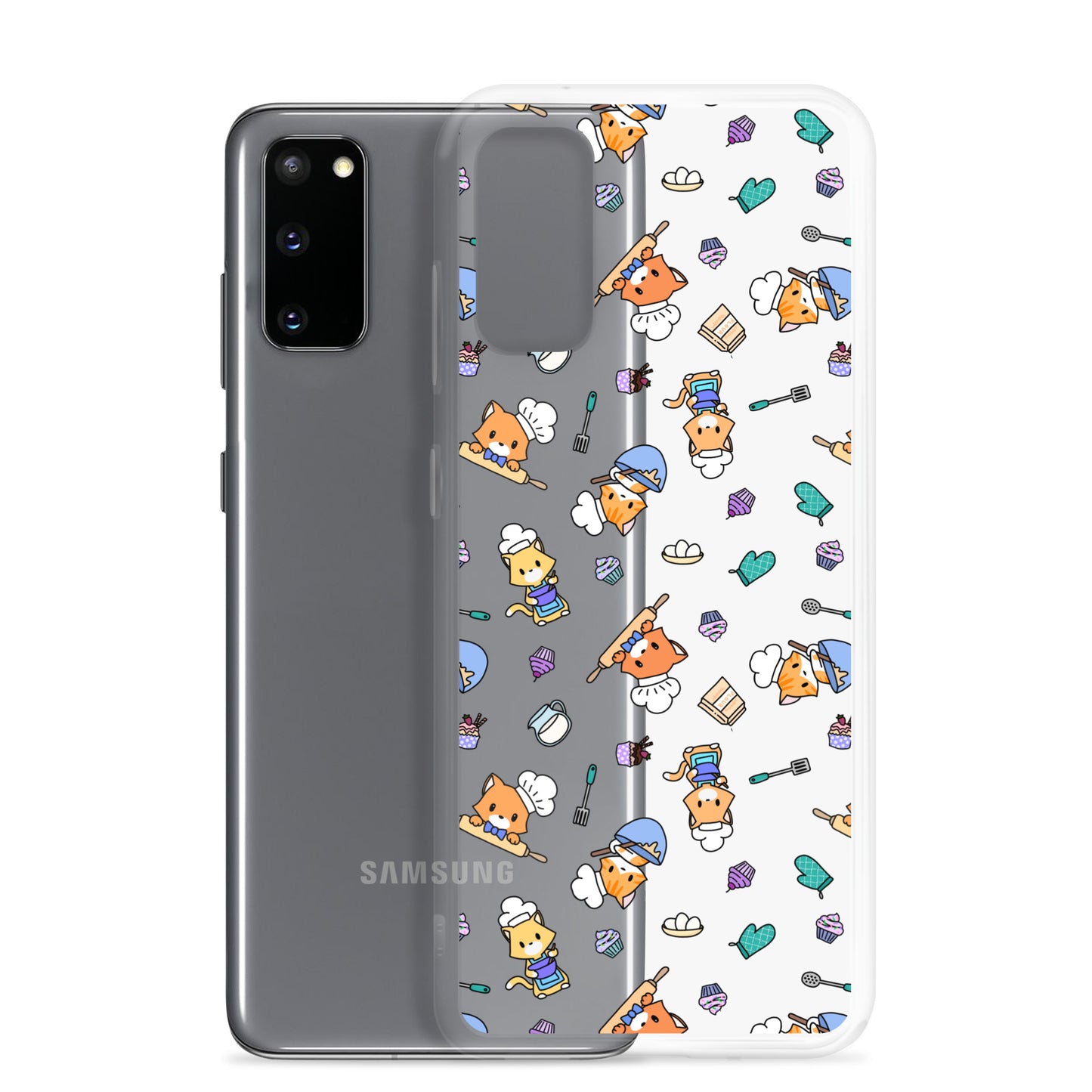 Chef Kitty Samsung Phone Clear Case