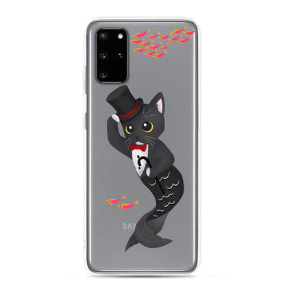 Purrman Dapper Dan Clear Samsung Phone Case