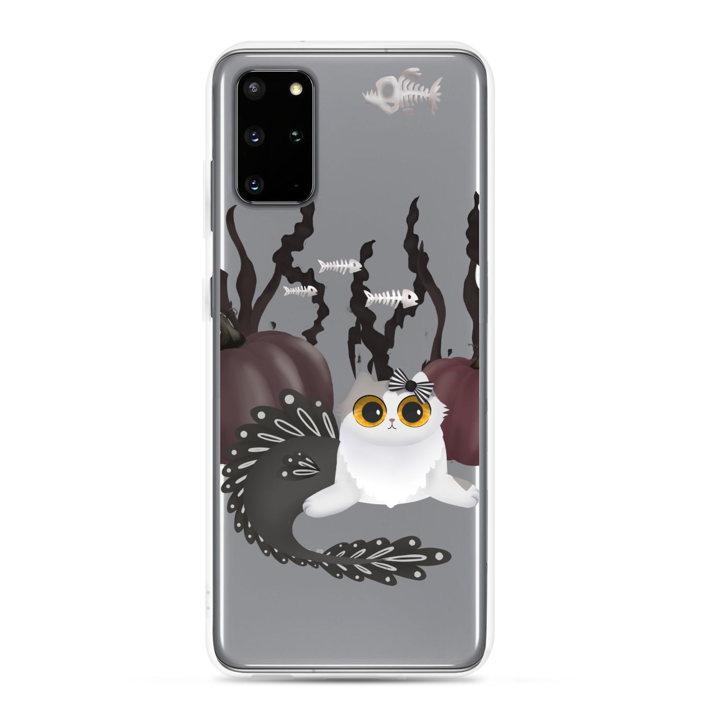 Purrmaid Boogie Clear Samsung Phone Case