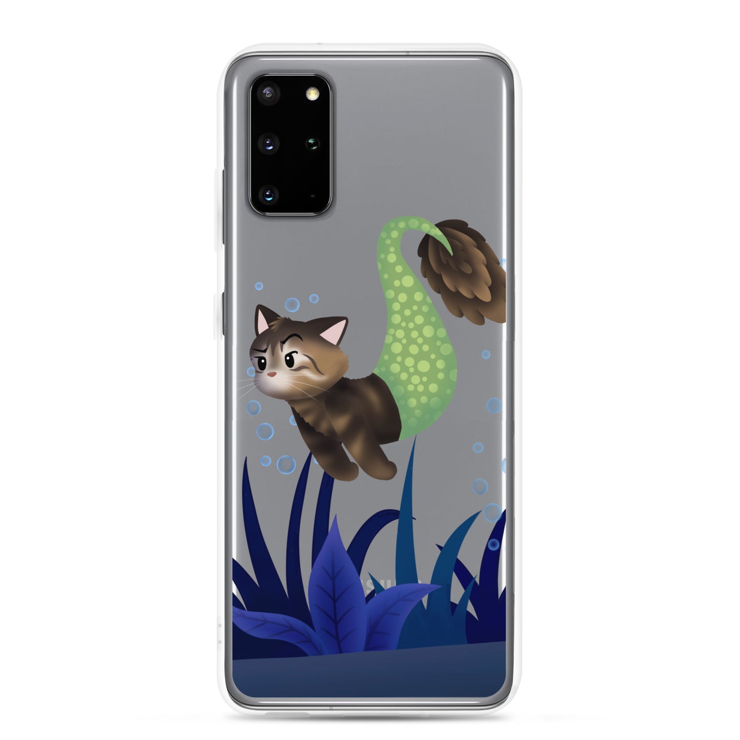 Purrmaid Merida Clear Samsung Phone Case