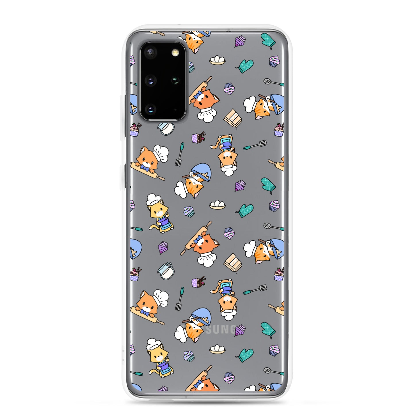 Chef Kitty Samsung Phone Clear Case