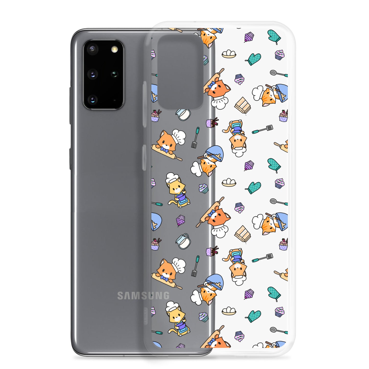 Chef Kitty Samsung Phone Clear Case