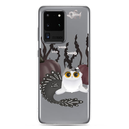 Purrmaid Boogie Clear Samsung Phone Case