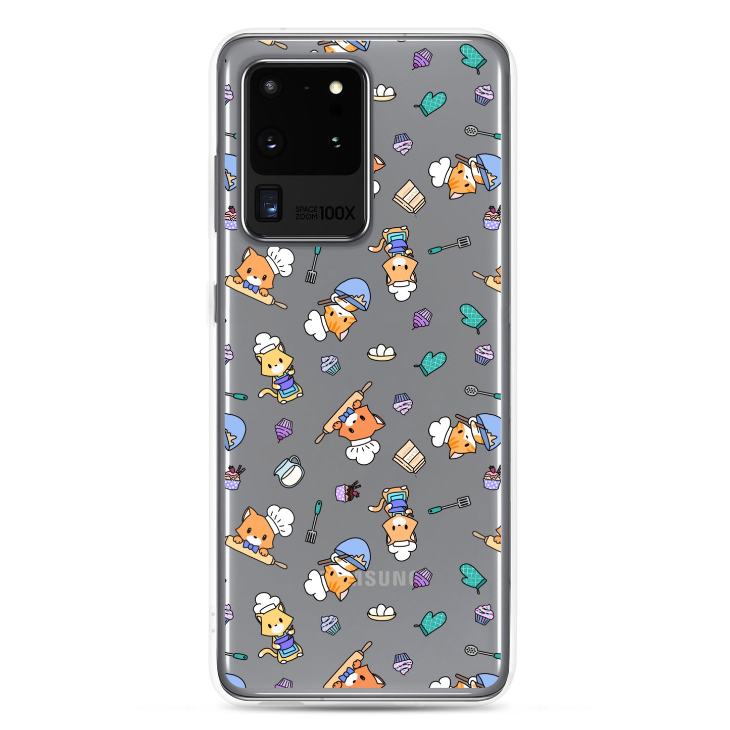 Chef Kitty Samsung Phone Clear Case