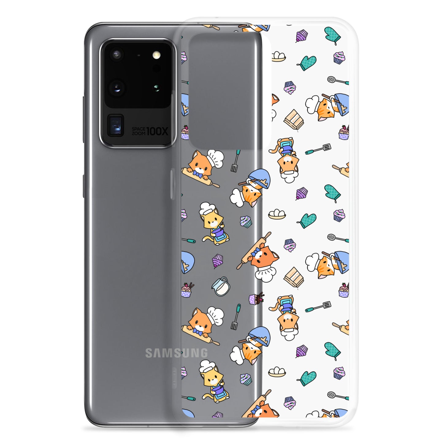 Chef Kitty Samsung Phone Clear Case