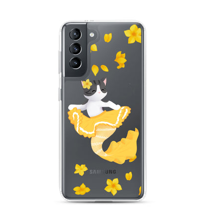 Purrmaid Scout Clear Samsung Phone Case