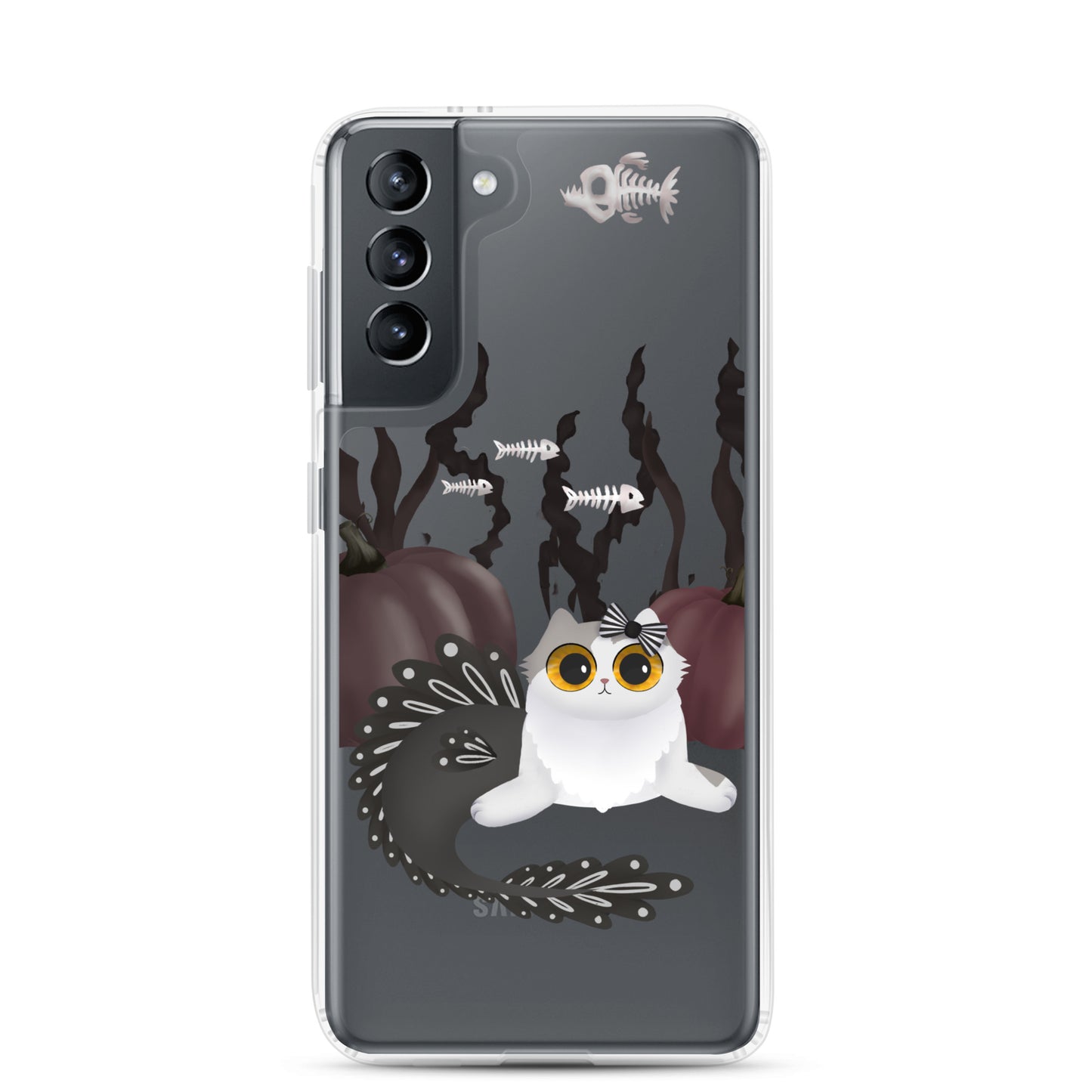 Purrmaid Boogie Clear Samsung Phone Case