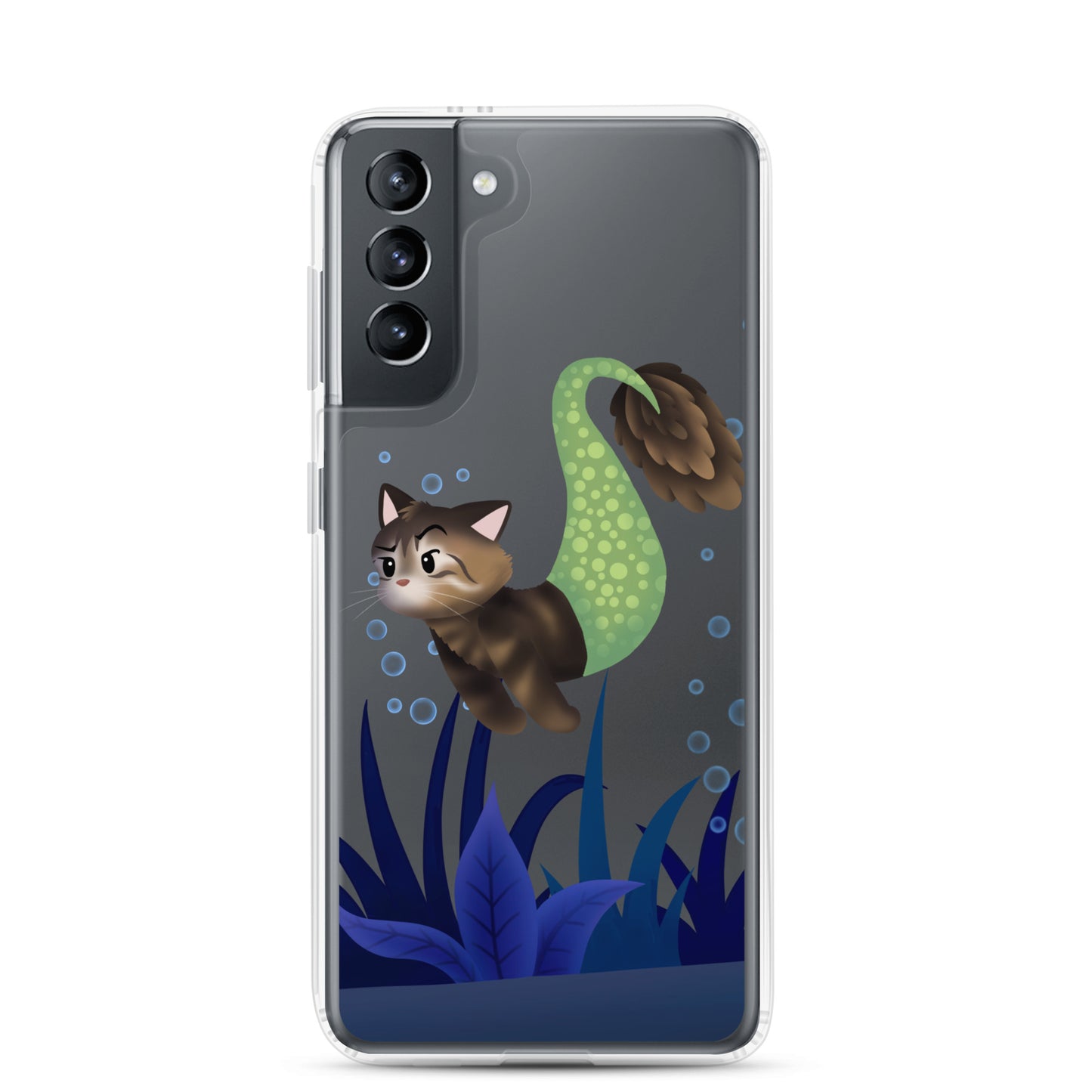 Purrmaid Merida Clear Samsung Phone Case