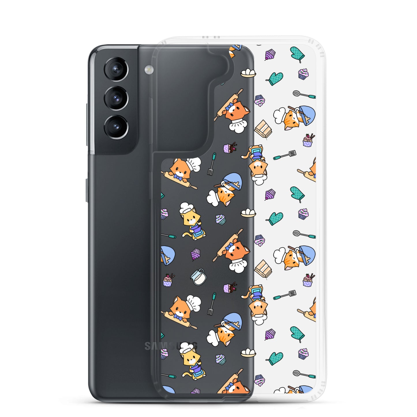 Chef Kitty Samsung Phone Clear Case