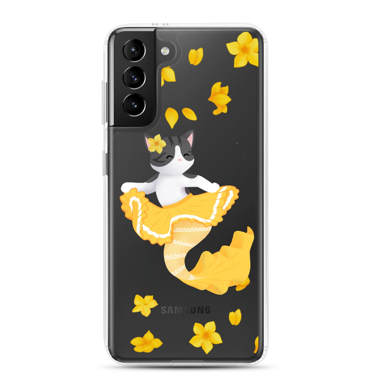 Purrmaid Scout Clear Samsung Phone Case