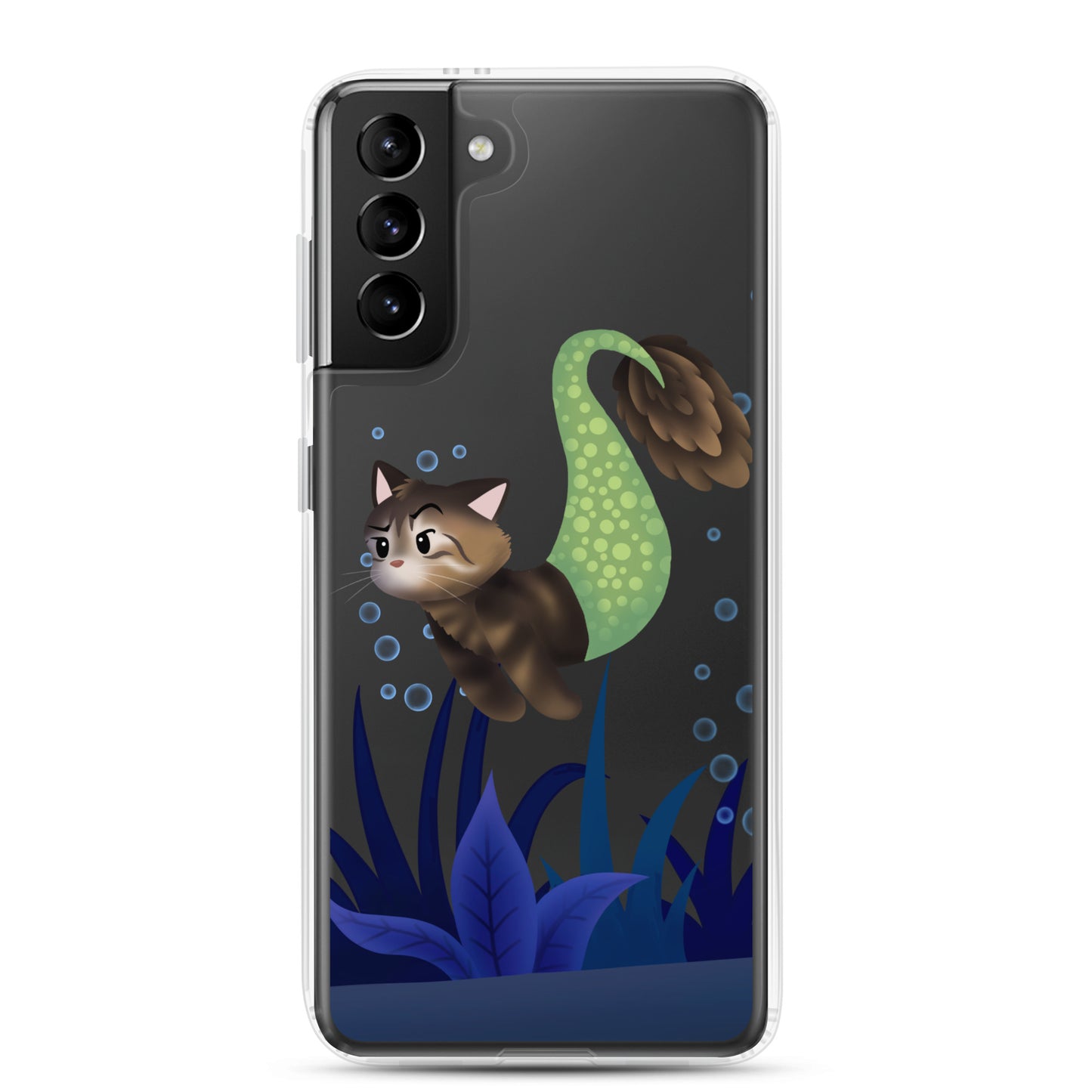 Purrmaid Merida Clear Samsung Phone Case