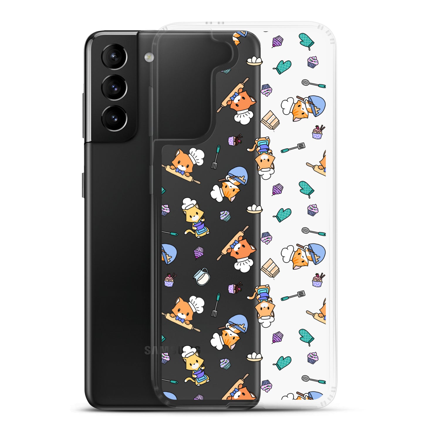 Chef Kitty Samsung Phone Clear Case