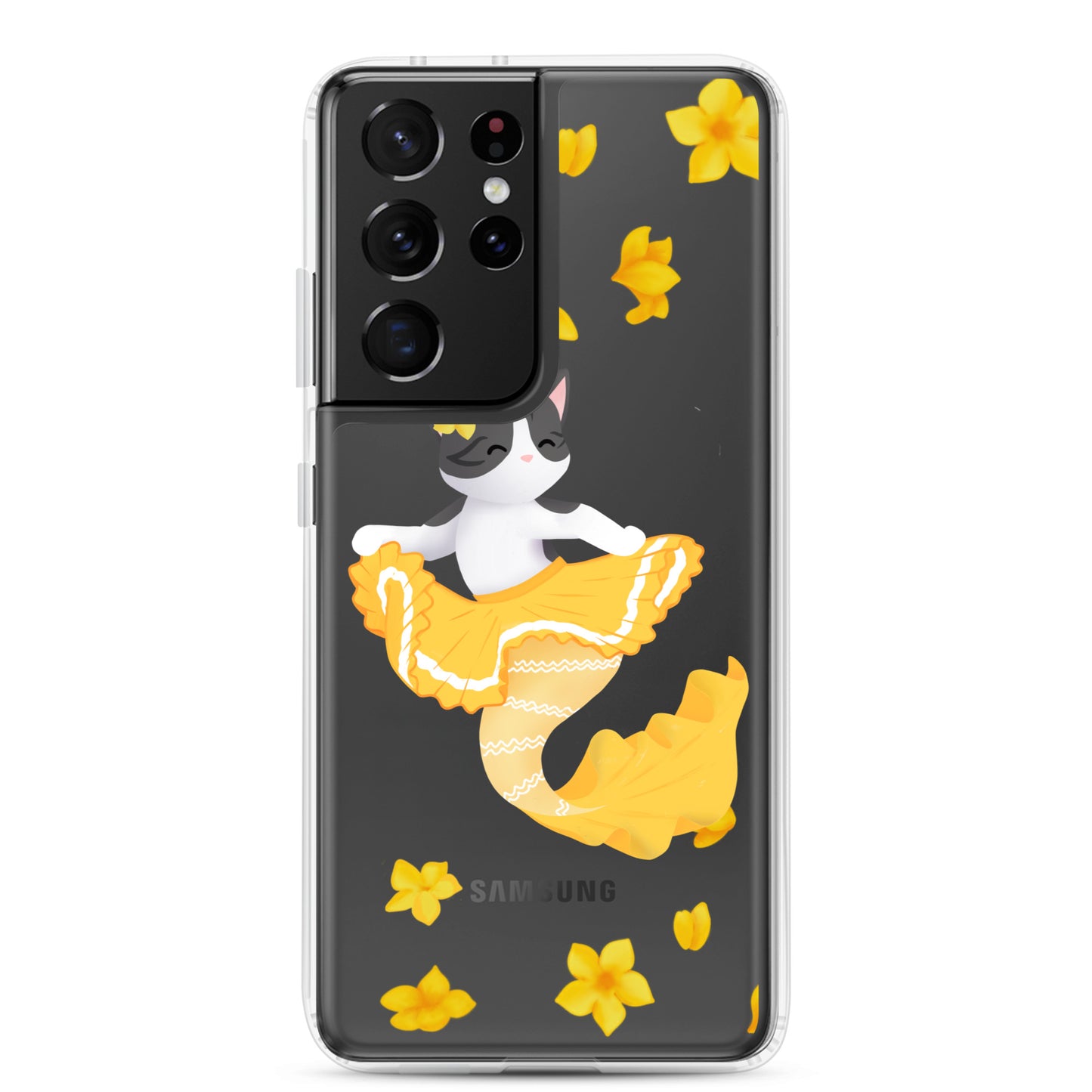 Purrmaid Scout Clear Samsung Phone Case