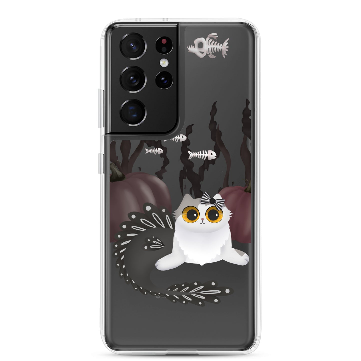 Purrmaid Boogie Clear Samsung Phone Case