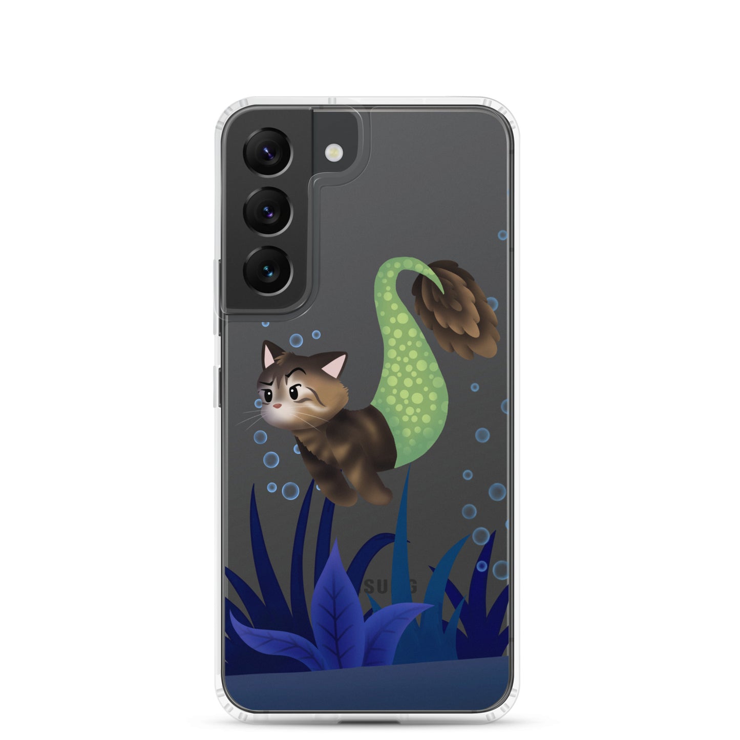 Purrmaid Merida Clear Samsung Phone Case