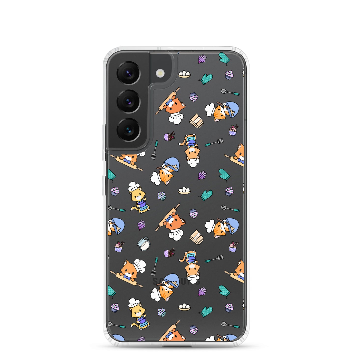 Chef Kitty Samsung Phone Clear Case