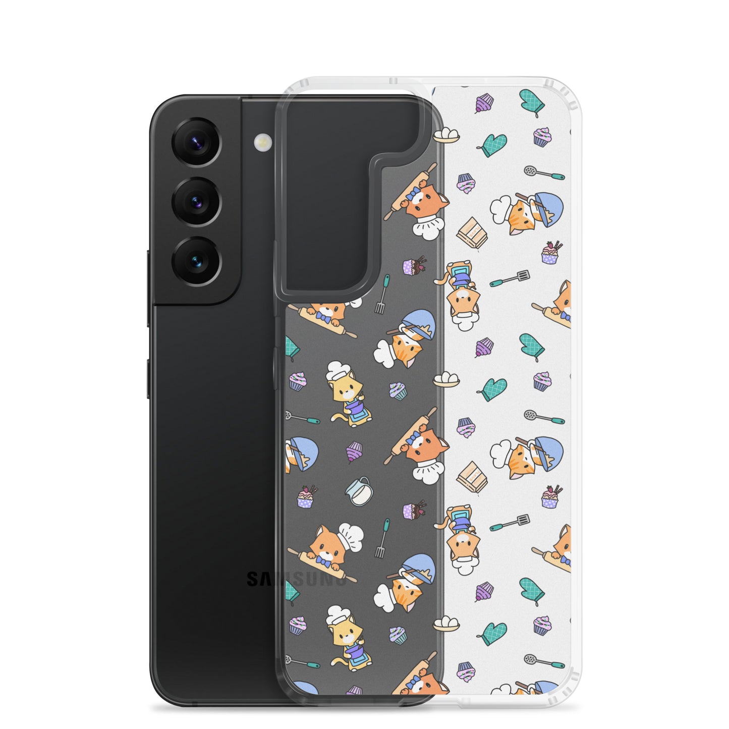 Chef Kitty Samsung Phone Clear Case