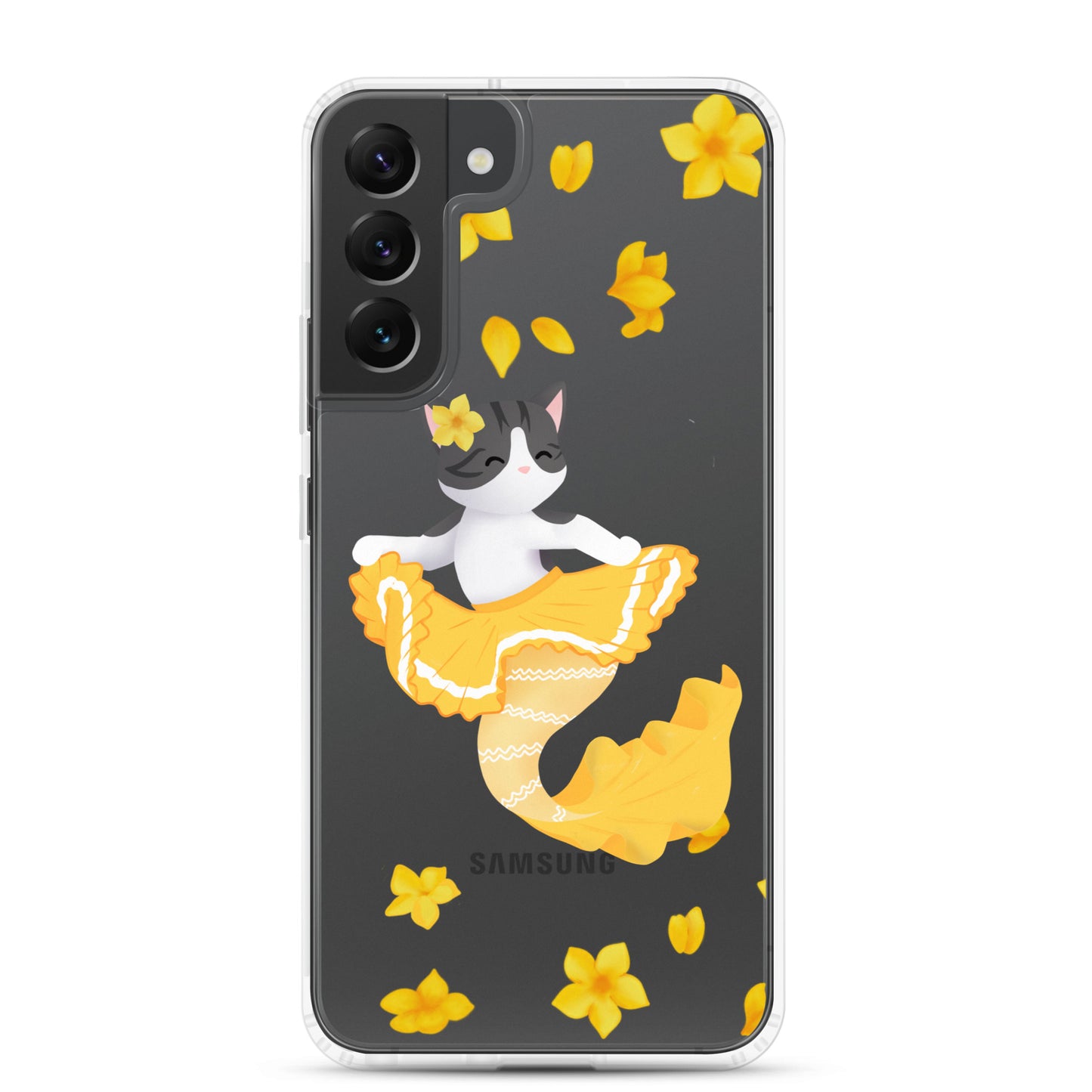 Purrmaid Scout Clear Samsung Phone Case