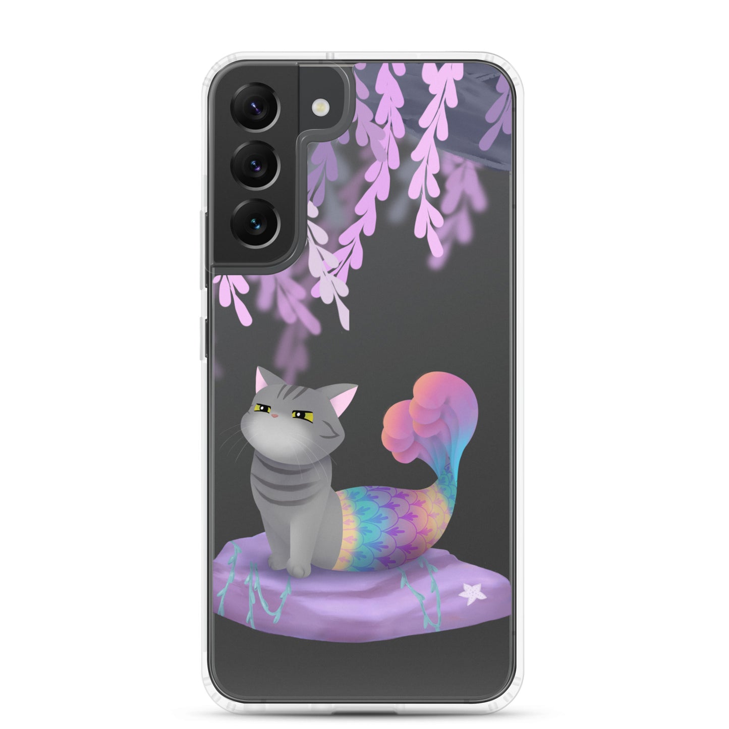 Purrmaid Dumpling Clear Samsung Phone Case