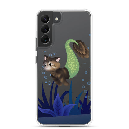 Purrmaid Merida Clear Samsung Phone Case