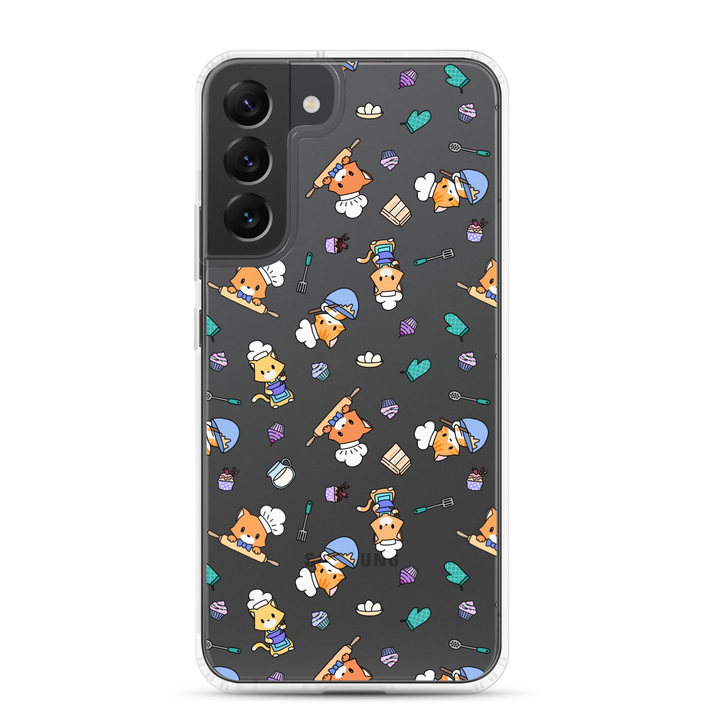 Chef Kitty Samsung Phone Clear Case