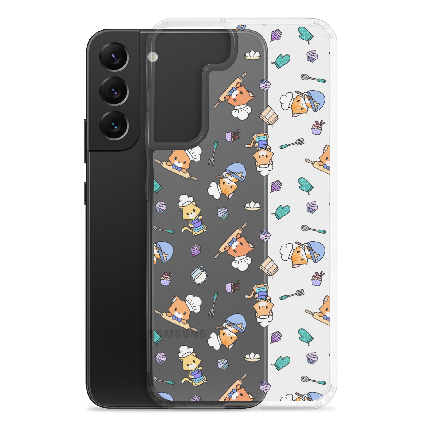 Chef Kitty Samsung Phone Clear Case