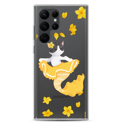 Purrmaid Scout Clear Samsung Phone Case