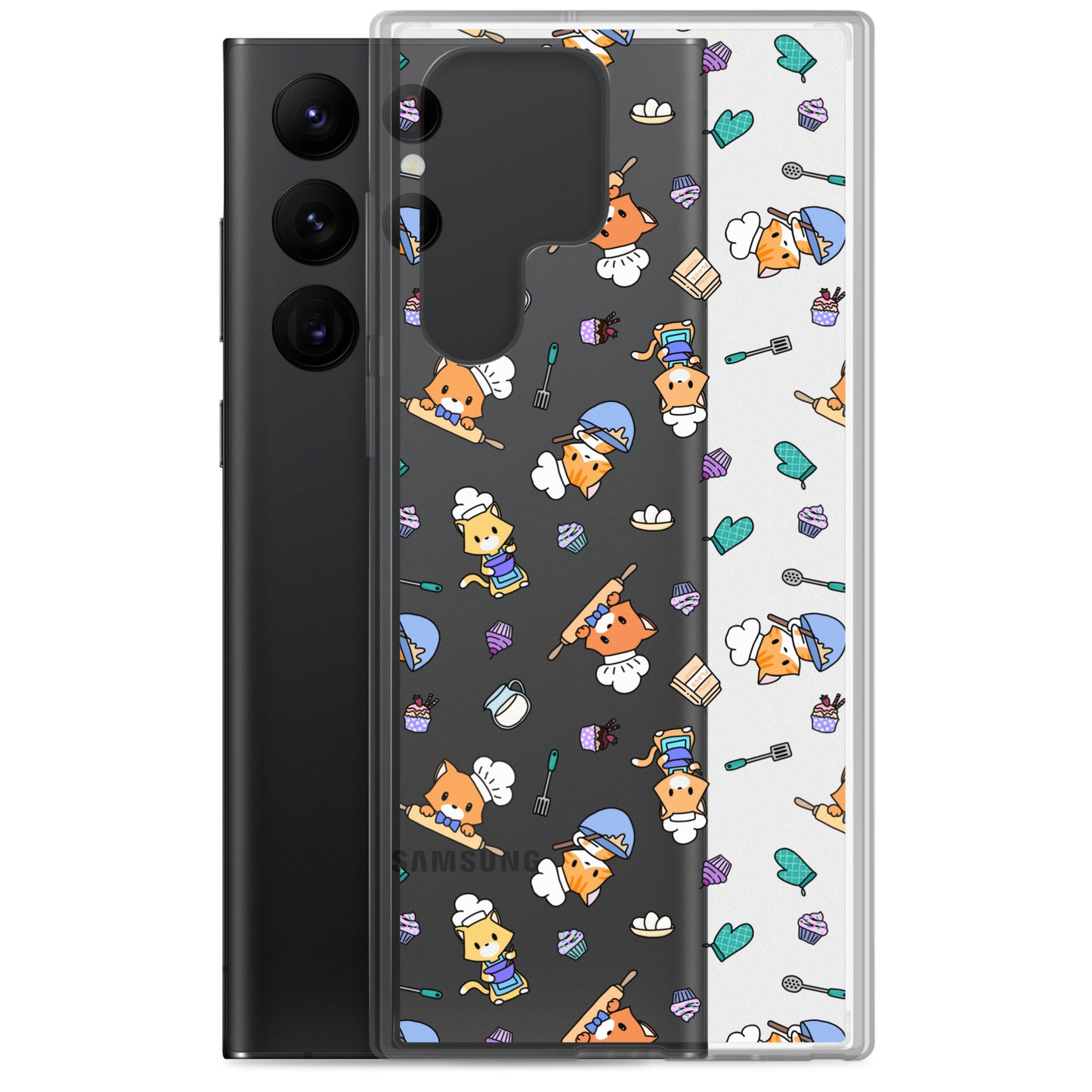 Chef Kitty Samsung Phone Clear Case